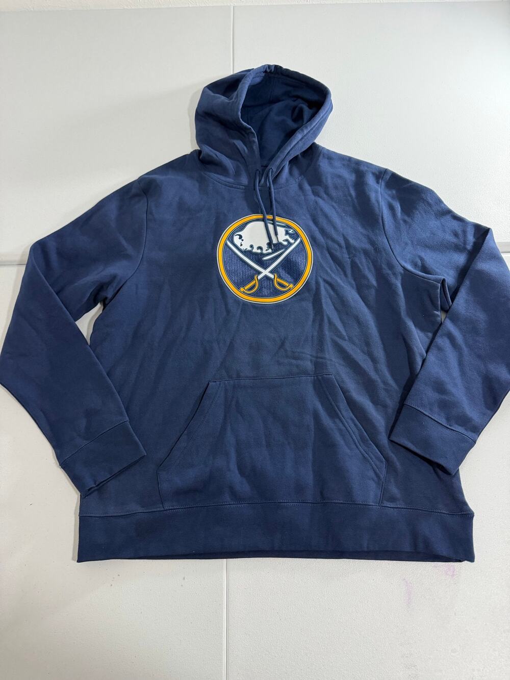 Buffalo Sabres Hoodie Men’s XL Navy Majestic Pullover NHL Hockey Sweatshirt